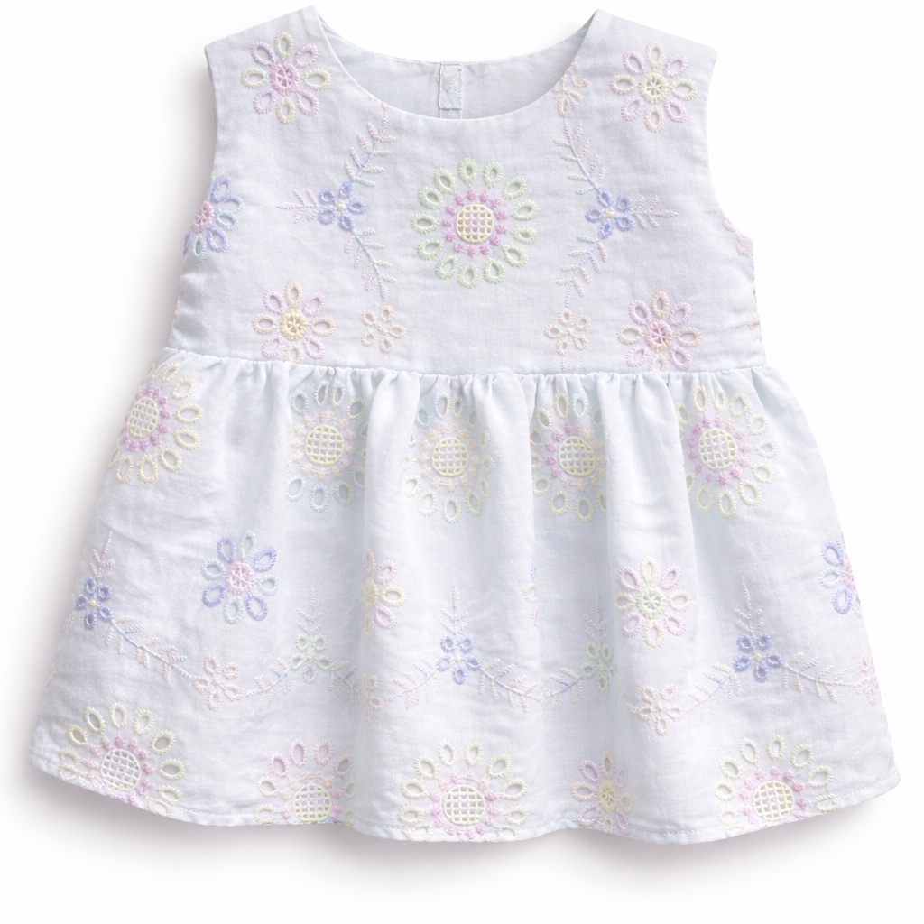 Chikankari Girl's Frock