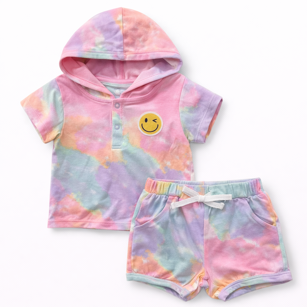 Elegant Kids 2pcs Tie & Dye
