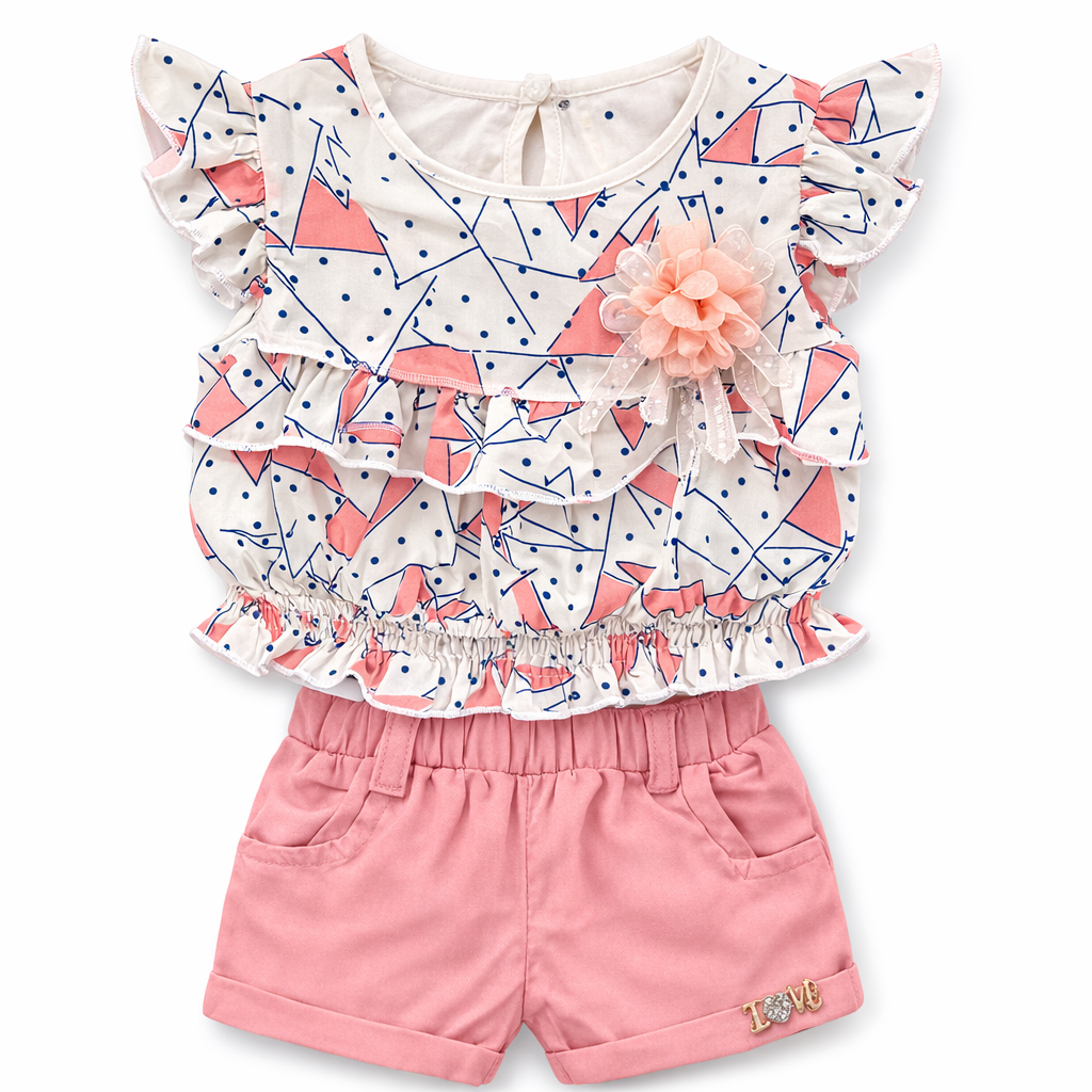 Pink Girl's Clothing Set
