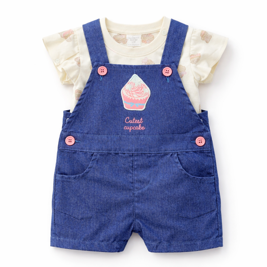 WONDERCHILD GIRLS 2PCS DANGRI AND TEE SNO.69
