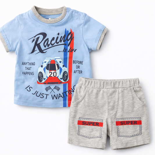 Blue Boy's Pyjama Set