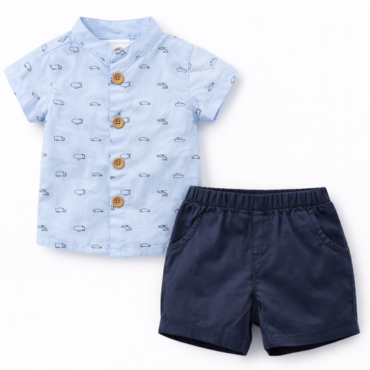 ISOHO BOYS SHIRT AND SHORTS SNO.25