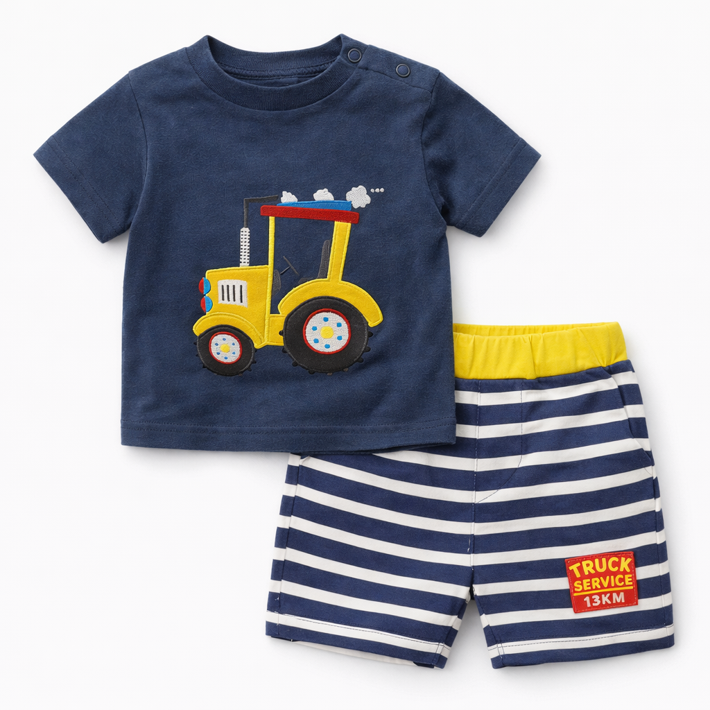 Boy's Tee & Shorts Set