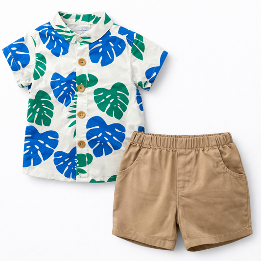 ISOHO BOYS SHIRT AND SHORTS SNO.29