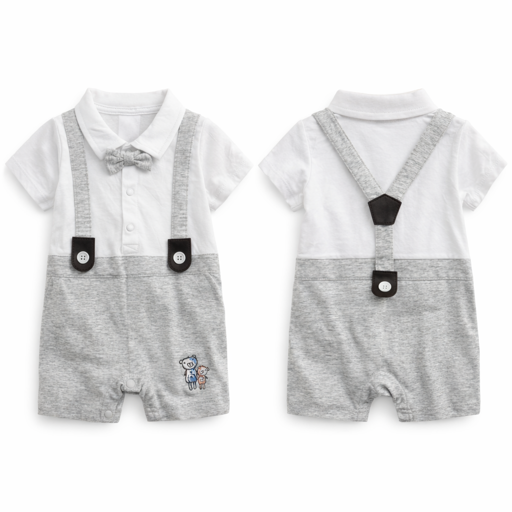 SUN SMILE BOYS BIB AND ROMPER SNO.58