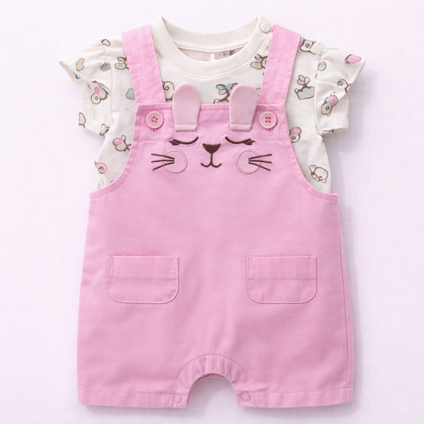 Girl's Dungaree Set